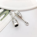 Silver-Tone Wine Glass Metal Charms with 21 Listed Options view 9