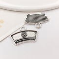 Silver-Tone Medical Tool Metal Charms with 18 Listed Options view 2
