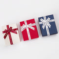 Blue White and Red Ribbon Bow Jewelry Gift Presentation Boxes view 1