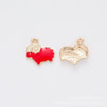 Gold Tone Enamel Sheep Charms in Five Bright Color Variants view 8