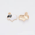 Gold Tone Enamel Sheep Charms in Five Bright Color Variants view 7