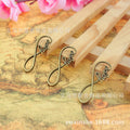Curved Alloy Hope Bracelet Connector 38x14mm