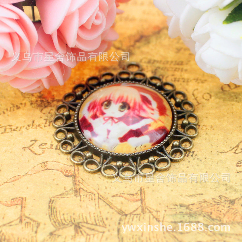 39mm Vintage Cabochon Tray Base for 25mm Cabochon