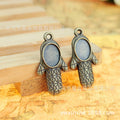 Palm Hand Cabochon Alloy Pendant Setting in 2 Finishes view 2