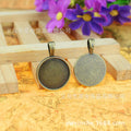 20mm Vintage Round Bezel Setting Pendant Tray