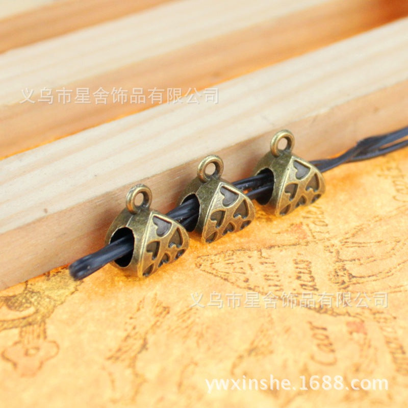 Heart Large Hole Pendant Connector 9mm
