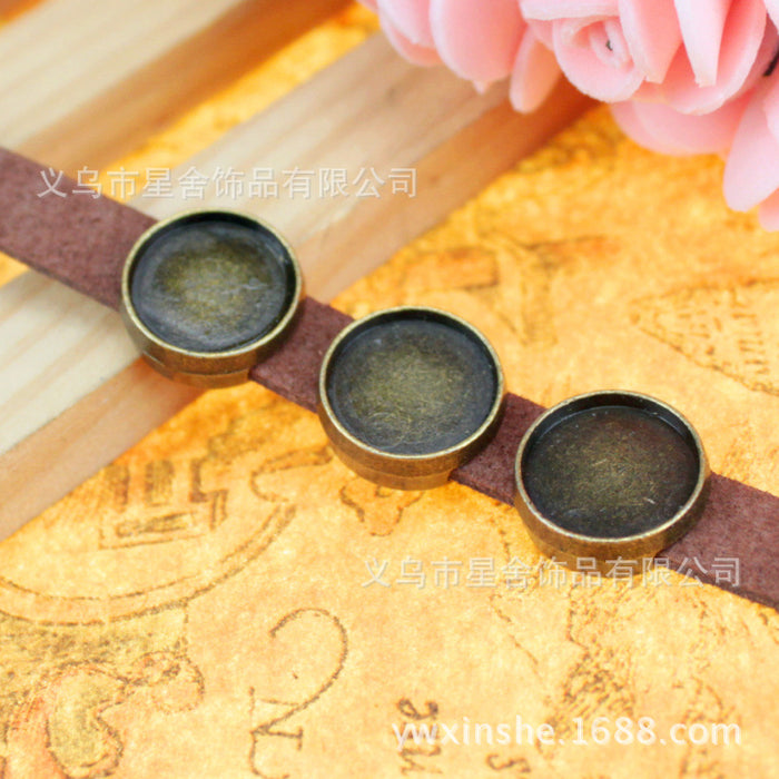 Alloy Bracelet Cabochon Tray Bezel Setting Connector