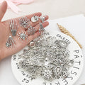 Silver-Tone Seashell Metal Charms with 12 Listed Options view 2