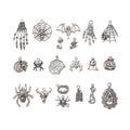 Silver-Tone Seashell Metal Charms with 12 Listed Options view 5