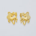 Rearing Horse Metal Charms in Four Metallic Finishes view 9