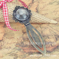 20mm Antique Bronze Bookmark Cabochon Tray Bezel Setting