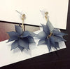 Navy Flower Drops
