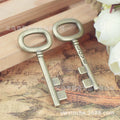 Vintage LOVE Key Alloy Charm Pendant 42x18mm