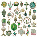 Enamel Colorful Seashell Metal Charms for Jewelry and Craft Projects view 5