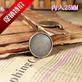 25mm Side Loop Bezel Setting Pendant Tray Base