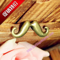 44x16mm Alloy Gentleman Mustache Charm Pendant