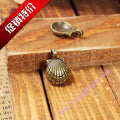 Ocean Style Shell Charm Pendant 15x10mm for DIY Jewelry