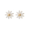 White Daisy Studs