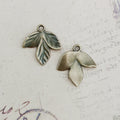 20x19mm Alloy Three Leaf Charm Pendant for DIY Jewelry