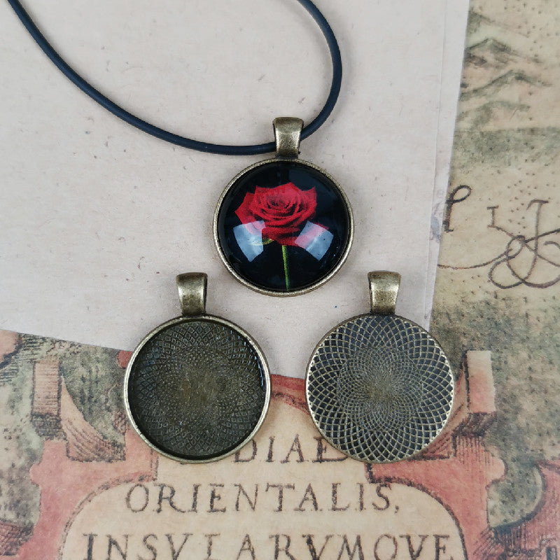 20mm Cabochon Tray Bezel Setting Pendant Base