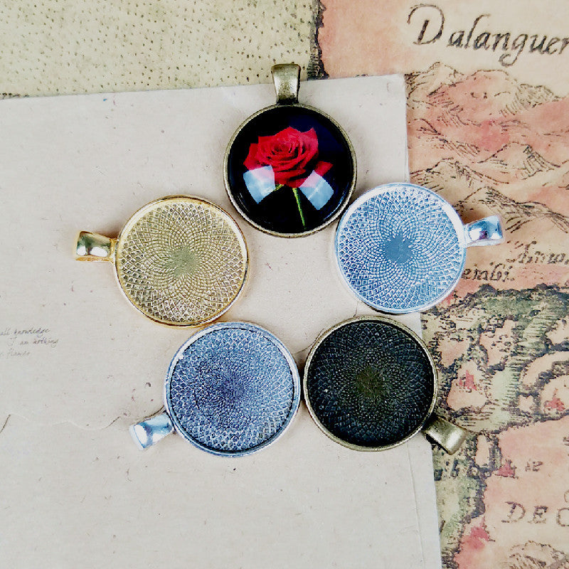 20mm Cabochon Tray Bezel Setting Pendant Base
