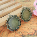 25mm Vintage Cabochon Tray Pendant Finding