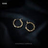 Gold Bead Hoop