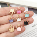Gold-Tone Crown Metal Charms with 6 Listed Options view 3
