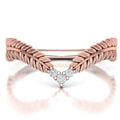 Crystal Wing Ring in Silver Gold or Rose Gold Tone view 3