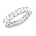 Emerald-Cut Full Eternity Band In Three Metal Tones view 3