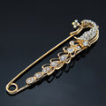 Gold Tone Silver Tone Peacock Metal Brooch Pin for Jackets and Lapels view 4