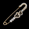 White Safety Pin
