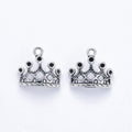 Cutout Crown Charms In Two Sizes Metal Jewelry Making Pieces view 9