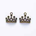 Cutout Crown Charms In Two Sizes Metal Jewelry Making Pieces view 7