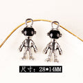 Alloy Astronaut Charm Pendant for Necklace or DIY Jewelry