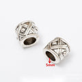 Nature Pattern Large Hole Metal Beads In Five Designs view 10