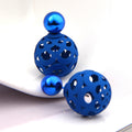 Hollow Double Sided Ball Stud Earrings in Eight Colors view 10