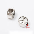 Winter And Peace Large Hole Metal Beads In Seven Designs view 10