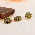 Four Leaf Clover Large Hole Beads in Two Vintage Finishes view 2