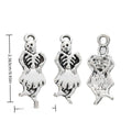 Skirted Skeleton Alloy Charm in Antique Silver Finish view 1