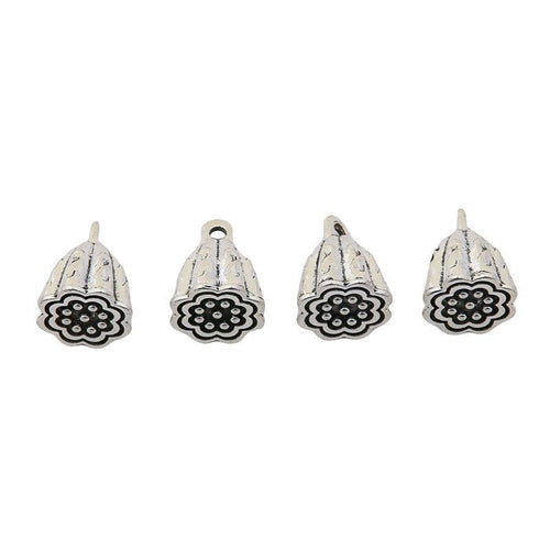 Shower Head metal charm displaying front and reverse sides