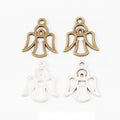 Openwork Angel Metal Charm Pendant For Jewelry Making view 1