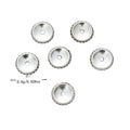 Vintage Finish Metal Round Saucer Spacer Beads in 1 Style Options view 1