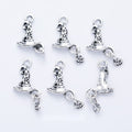 Dangling Star Witch Hat Charm Metal Pendant for Jewelry Making view 1