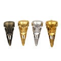 Geometric Bird Head Metal Charm in 4 Distinct Finishes for Jewelry Making view 1