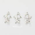 Curled Gecko Charm Metal Pendant for Jewelry Making view 1