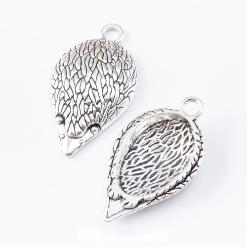 Hedgehog Charms showing assortment on a white background
