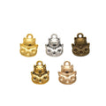 Lucky Cat Charm With Coin Details Metal Jewelry Making Pieces view 1