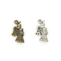 Long Dress Angel Charm Metal Pendant for Jewelry Making view 1