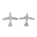 Passenger Airplane Vintage Metal Charm Pendant for Jewelry Making view 1